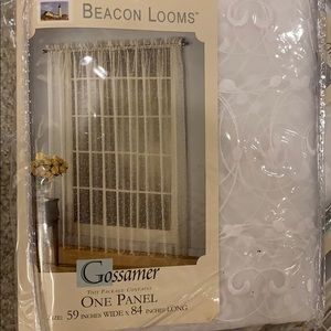 Embroidered curtains